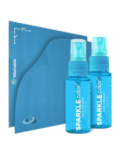 Kit de Limpieza de Gafas OPTIPAK - 2 Sprays 30ml + 2 Paños Microfibra