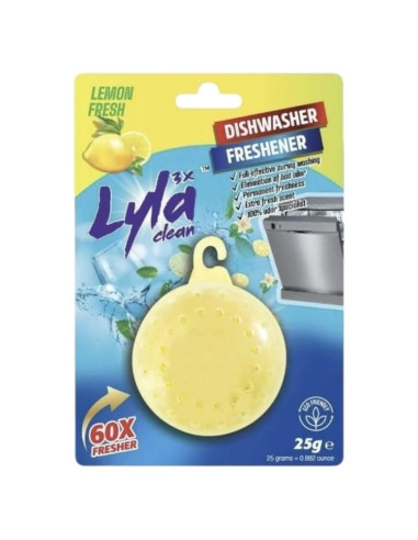 Ambientador para Lavavajillas Lyla 3X Limón 60 Lavados
