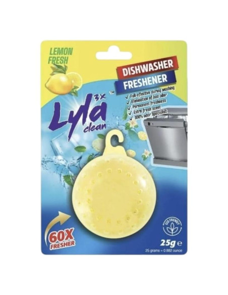 Ambientador para Lavavajillas Lyla 3X Limón 60 Lavados
