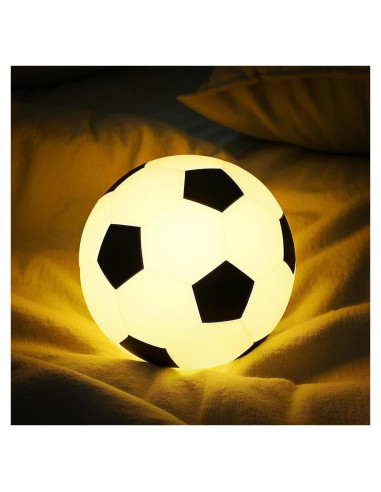Luz Nocturna de Fútbol TechCharm LED Recargable Silicona 13cm