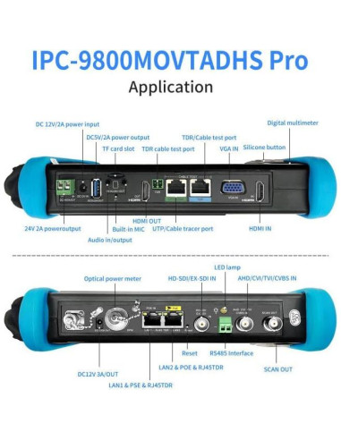 Probador de Cámara CCTV Rsrteng IPC-9800MOVTADHS 8K 32MP