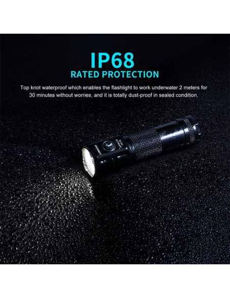 Linterna EDC LUMINPRO Apollo Compact 1000 Lumens USB-C IPX8 Linterna EDC LUMINPRO Apollo Compact 1000 Lumens USB-C IPX8