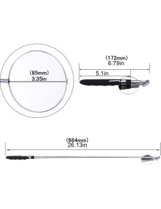 Espejo de Inspección Telescópico 3 Piezas LED Betterstar 2