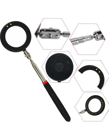 Espejo de Inspección Telescópico 3 Piezas LED Betterstar