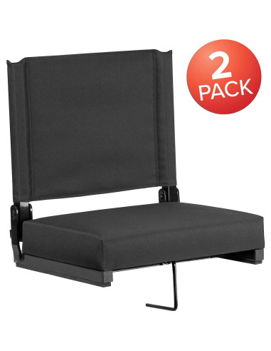 Silla de Estadio EMMA + OLIVER Plegable Acolchada 3" 226.8 kg