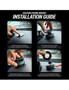 Soporte de Teléfono Magnético CARMOUNT Clutch-X One 360 2