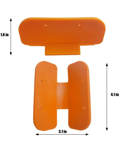 Juego de 2 herramientas de medición para esquinas redondeadas NXPOXS