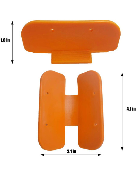 Juego de 2 herramientas de medición para esquinas redondeadas NXPOXS Juego de 2 herramientas de medición para esquinas redondeadas NXPOXS