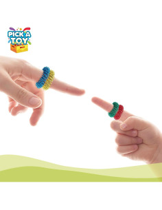 Anillos de Acupresión Pick A Toy - 10 Juguetes Antiestrés 2