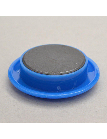 Botones Magnéticos Azul MFCB-40-12P-B, 12 Piezas 40mm