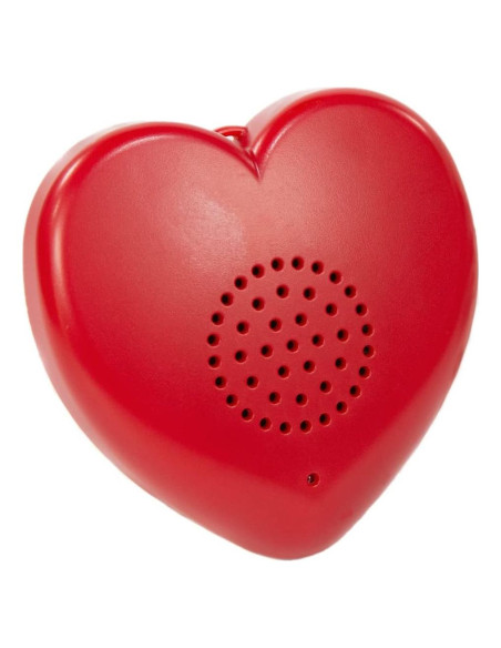 Grabador de Voz Corazón Hablante 2 Minutos - Rojo