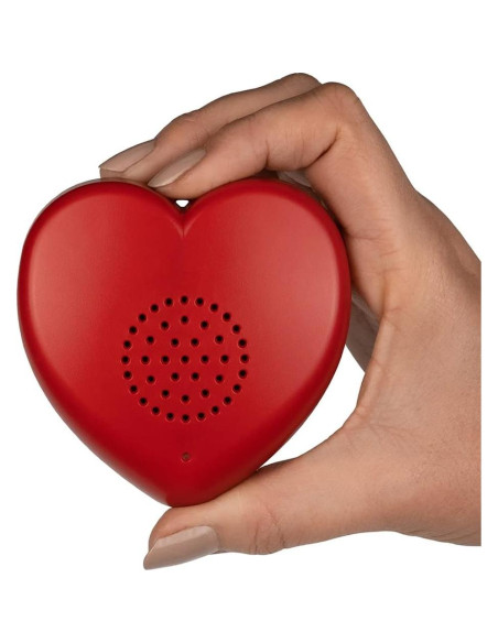 Grabador de Voz Corazón Hablante 2 Minutos - Rojo