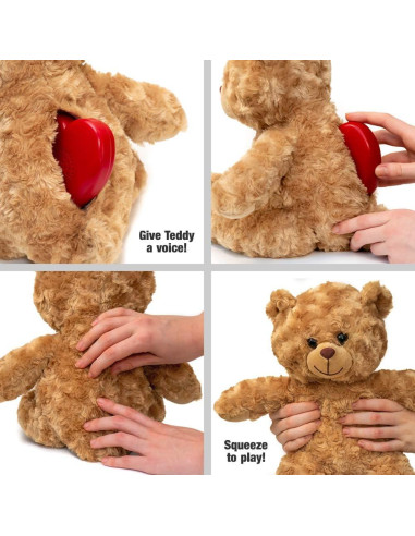 Grabador de Voz Corazón Hablante 2 Minutos - Rojo