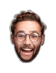 Almohada Personalizada de Cara Divertida Chericosy 25.4 cm