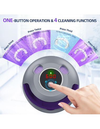 Limpiador Ultrasónico EcoBasic 200ml para Dentaduras y Frenos