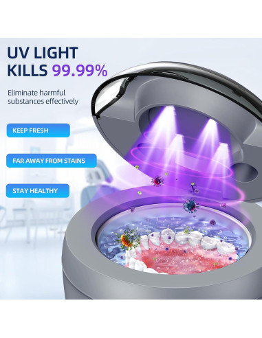 Limpiador Ultrasónico EcoBasic 200ml para Dentaduras y Frenos