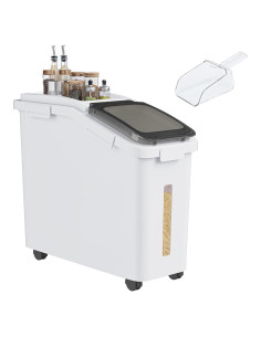 Contenedor de Almacenamiento YITAHOME 43.2L Hermético Blanco