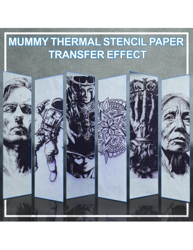 Papel de Transferencia de Tatuaje Mummy 100 Hojas A4 4 Capas