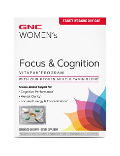 Vitapak GNC Enfoque y Cognición Mujeres 30 Porciones 2