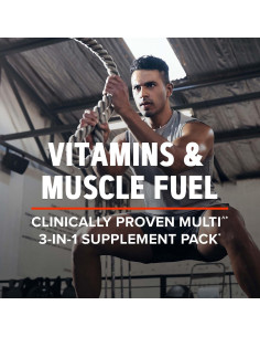 Vitapak de Fuerza para Hombres GNC AMP - 3 Productos en 1 2