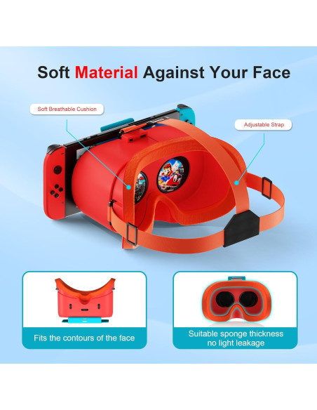 Auriculares VR STARTRC para Nintendo Switch y OLED, Lentes HD