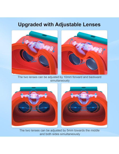 Auriculares VR STARTRC para Nintendo Switch y OLED, Lentes HD