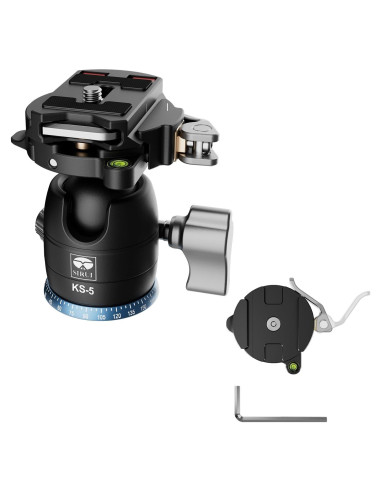 Cabezal de Bola SIRUI KS-5 para Trípode 10kg 360 Aluminio