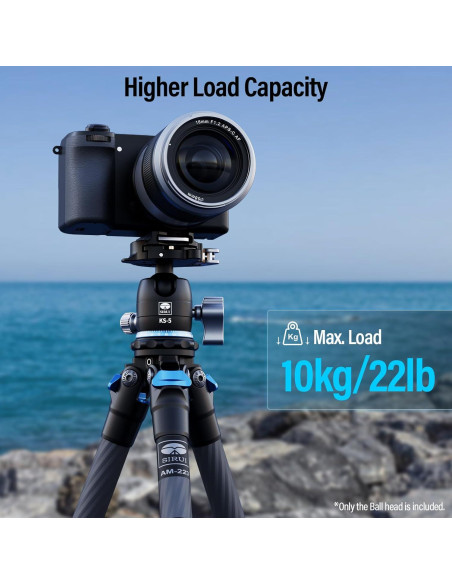 Cabezal de Bola SIRUI KS-5 para Trípode 10kg 360 Aluminio Cabezal de Bola SIRUI KS-5 para Trípode 10kg 360 Aluminio