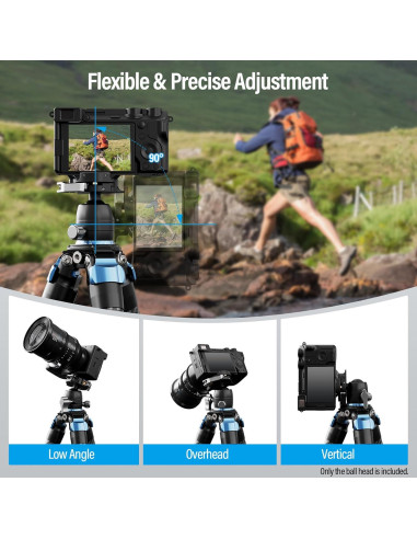 Cabezal de Bola SIRUI KS-5 para Trípode 10kg 360 Aluminio