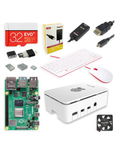 CanaKit Raspberry Pi 4 Kit Completo 8GB RAM + Teclado y Ratón