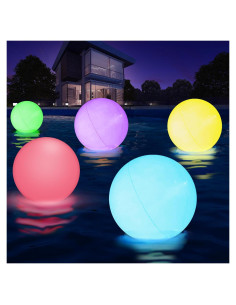 Bola de Playa Solar Inflable LED 40.64 cm PC P&C - 16 Colores