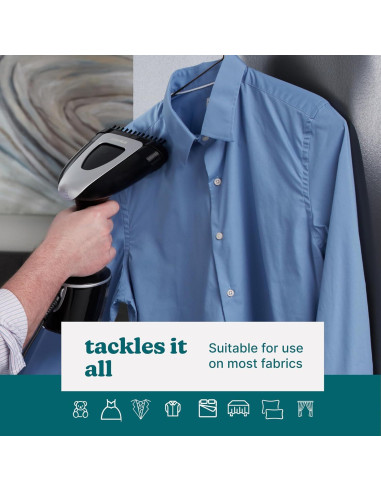 Vaporizador de Mano HoMedics PerfectSteam 1550W Calentamiento Rápido