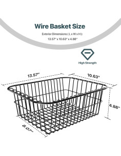 Cesta de Alambre para Enfriadores SurpLee 40.1x30.9x13.6 cm 2