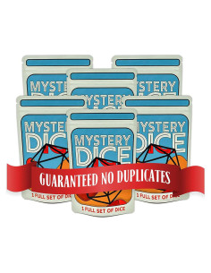 Dados de Misterio 1985 Games, Set de 7 Dados Poliedricos