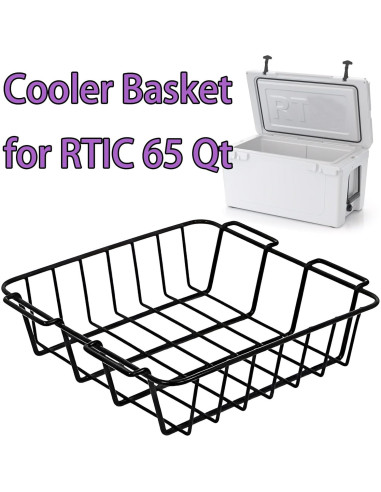 Cesta de Enfriador CORRBPEN 65 cm, Acero Aleado, Negro