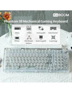 Teclado Mecánico KiiBoom Phantom 98 RGB Hot Swappable 2