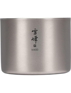 Taza Apilable de Titanio Doble Pared Snow Peak M400 400ml 2