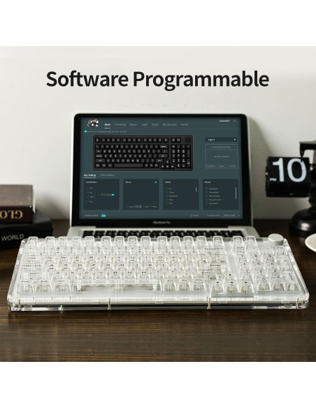 Teclado Mecánico KiiBoom Phantom 98 RGB Hot Swappable