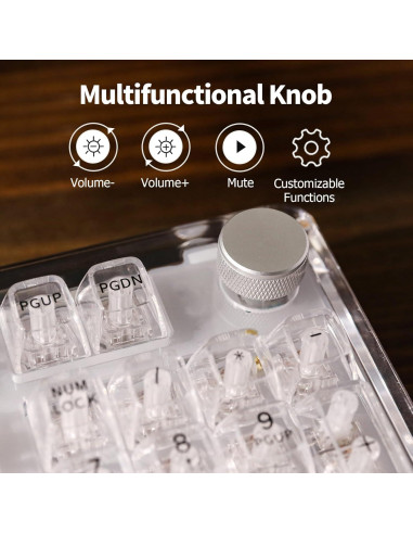 Teclado Mecánico KiiBoom Phantom 98 RGB Hot Swappable