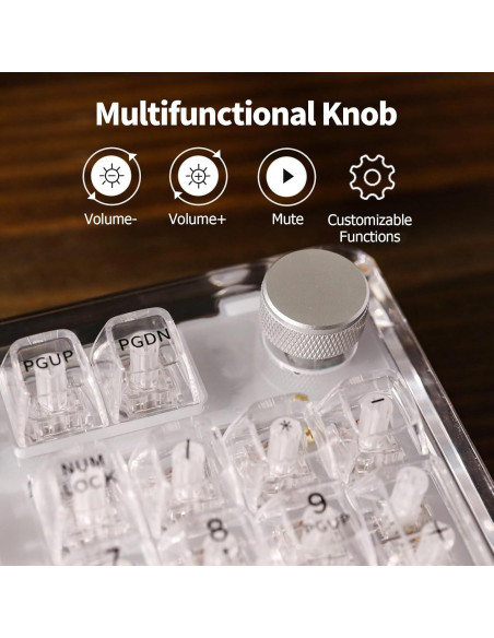 Teclado Mecánico KiiBoom Phantom 98 RGB Hot Swappable