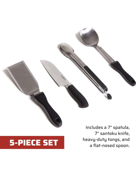 Juego de Chef Todo Propósito Camp Chef 5 Piezas Utensilios