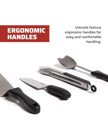 Juego de Chef Todo Propósito Camp Chef 5 Piezas Utensilios