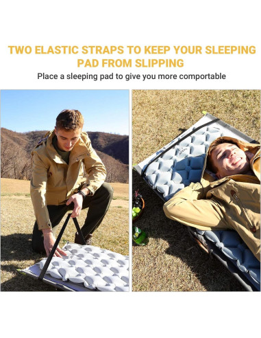 Cama Plegable Ultraligera ATEPA para Camping 190.5x63.5cm Beige