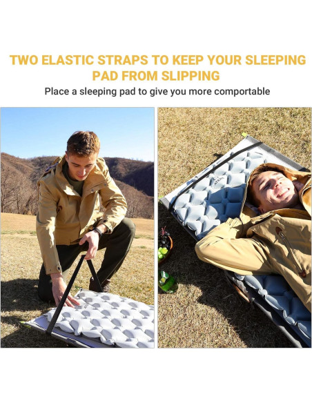 Cama Plegable Ultraligera ATEPA para Camping 190.5x63.5cm Beige