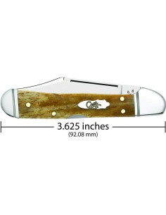 Cuchillo de bolsillo Case Mini Copperlock 58186 Hueso Antiguo 2