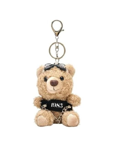 Llavero Oso de Peluche Mini Charm - Clip-On para Mochilas