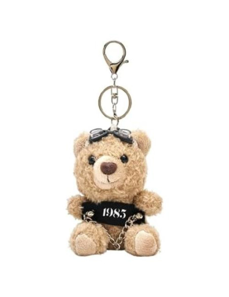 Llavero Oso de Peluche Mini Charm - Clip-On para Mochilas