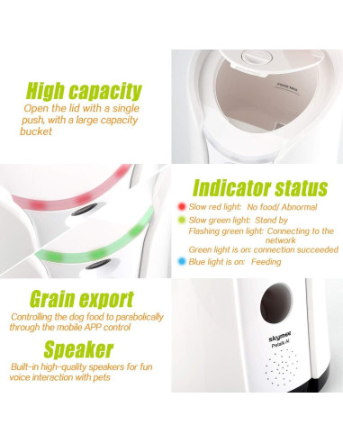 Dispensador de golosinas SKYMEE SM-02 con cámara y audio