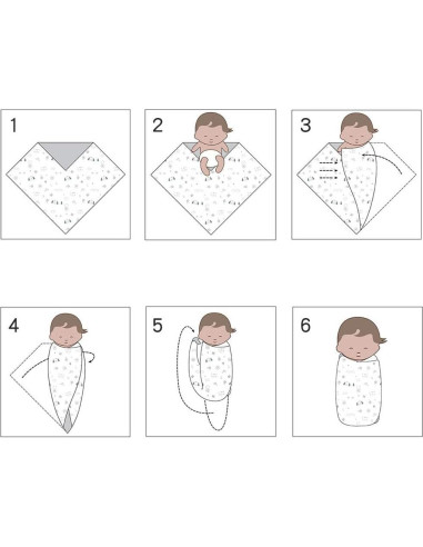 Conjunto de gorros y manta de algodón PESAAT para recién nacidos