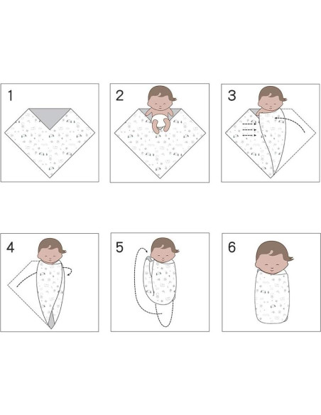 Conjunto de gorros y manta de algodón PESAAT para recién nacidos